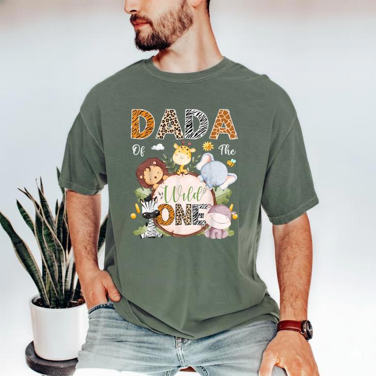 Dada Of The Wild One 1St Birthday Safari Jungle Animals Men's Comfort Colors T-Shirt