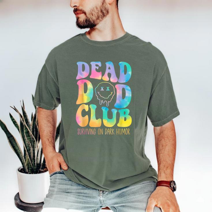 Dead Dad Club Surviving On Dark Humor Hippie Men's Comfort Colors T-Shirt