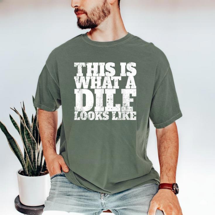 This Is What A DILF Looks Like Hot Dad DILF Men's Comfort Colors T-Shirt This Is What A DILF Looks Like Hot Dad DILF Men's Comfort Colors T-Shirt