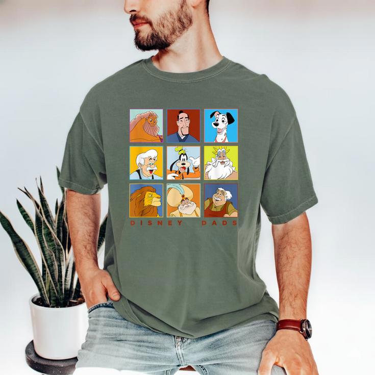 Disney Classic Father's Day Disney Dads Colorful Panels Men's Comfort Colors T-Shirt