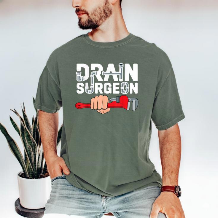 Drain Surgeon Plumber Job Professional Dad Men Men's Comfort Colors T-Shirt Drain Surgeon Plumber Job Professional Dad Men Men's Comfort Colors T-Shirt