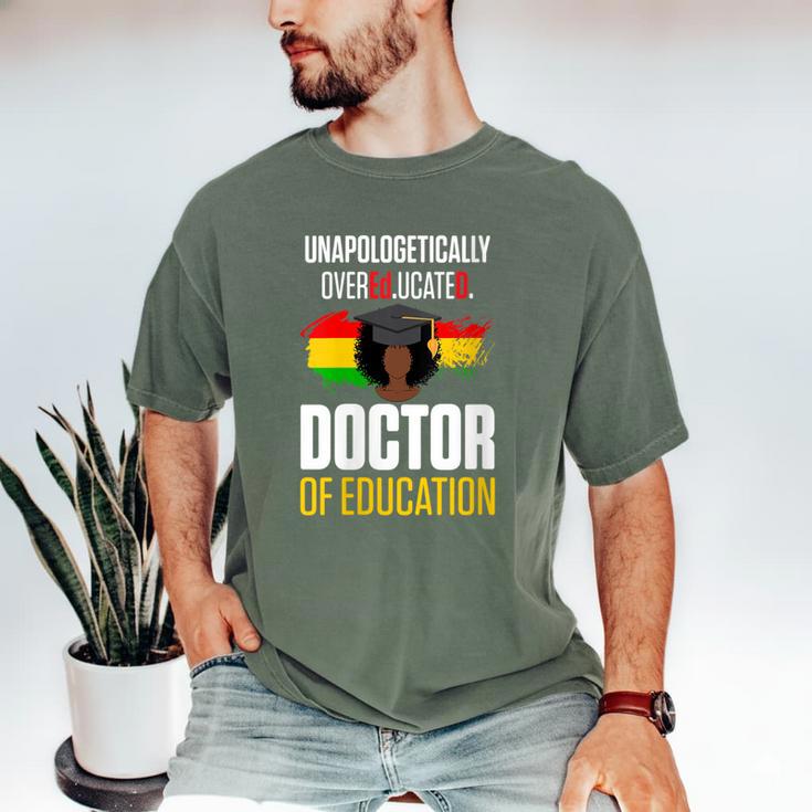 EdD Doctor Of Education Educated Doctorate Graduation Men's Comfort Colors T-Shirt