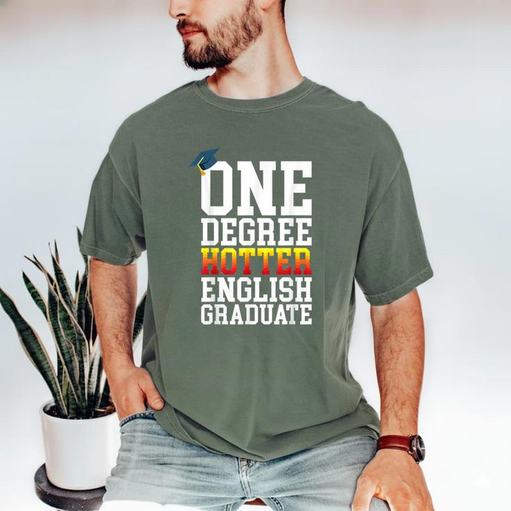 English Major Shirt Now Hotter By One Degree Graduation Men's Comfort Colors T-Shirt