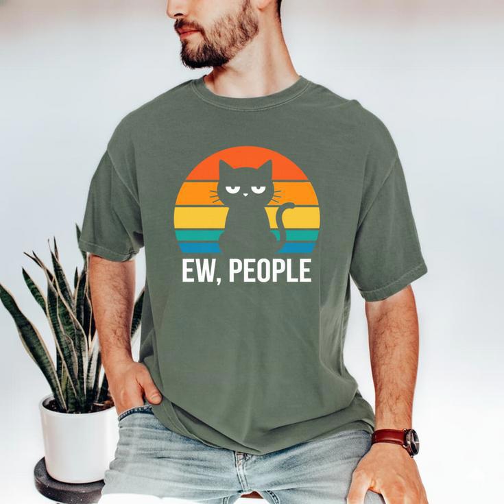 Ew People Cat Anti Social Introvert Premium Tri-Blend Men's Comfort Colors T-Shirt Ew People Cat Anti Social Introvert Premium Tri-Blend Men's Comfort Colors T-Shirt