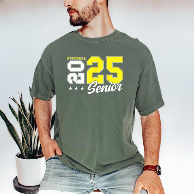 Football Senior Night Football Senior 2025 Graduation 55 Men's Comfort Colors T-Shirt