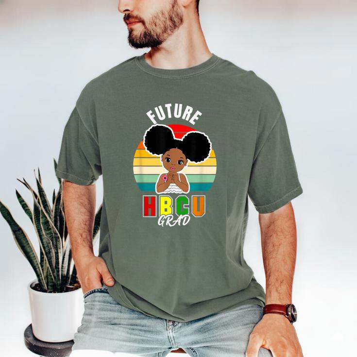 Future HBCU Grad Graduate Afro Girl College Graduation Men's Comfort Colors T-Shirt