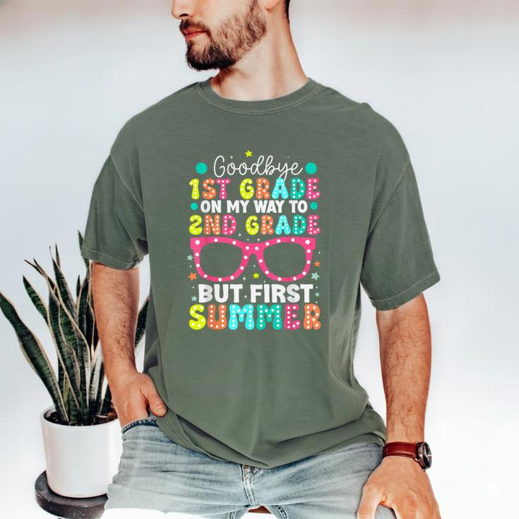 Goodbye 1st Grade Graduation To Second Grade First Summer Men's Comfort Colors T-Shirt