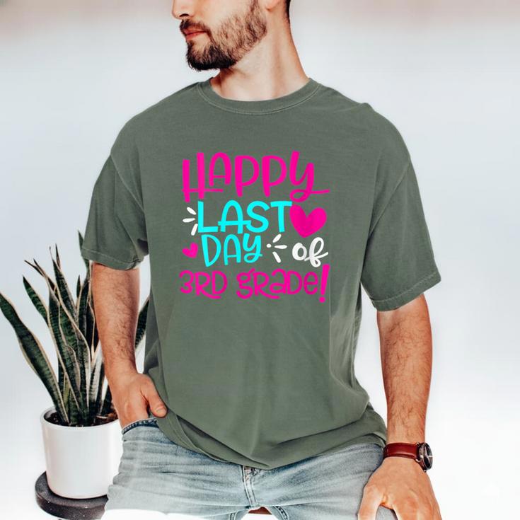 Happy Last Day Of Third 3rd Grade Teacher Student Graduation Men's Comfort Colors T-Shirt