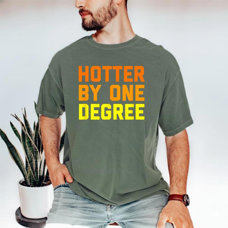 Hotter By One Degree Graduation Shirt College Major Graduate Men's Comfort Colors T-Shirt
