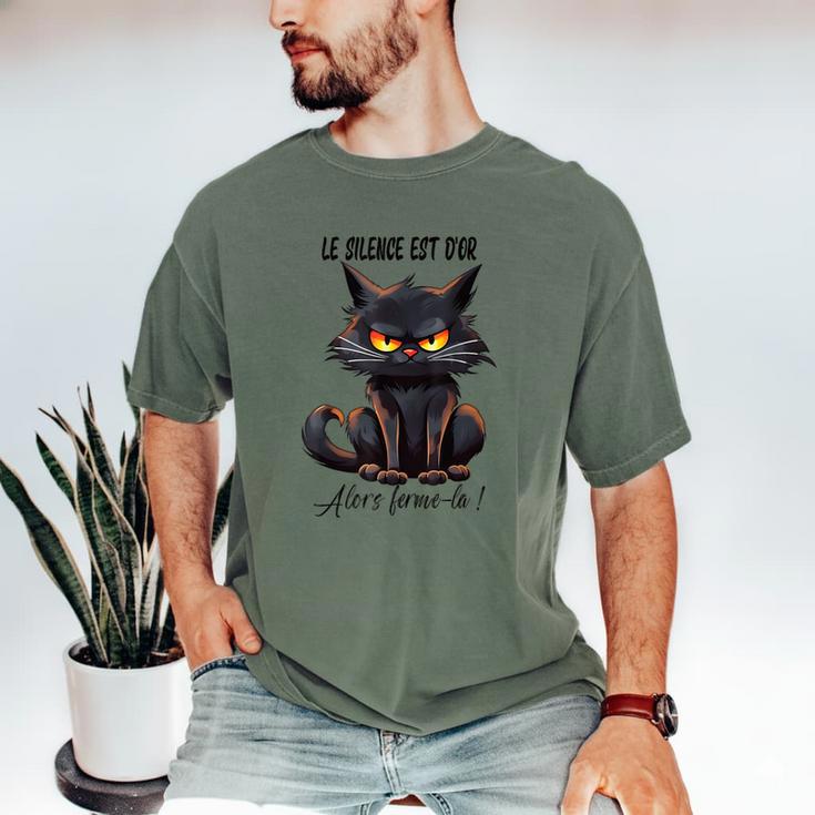 Humor Provocateur Sarcasm Closes The Silence Introvert Chat Men's Comfort Colors T-Shirt