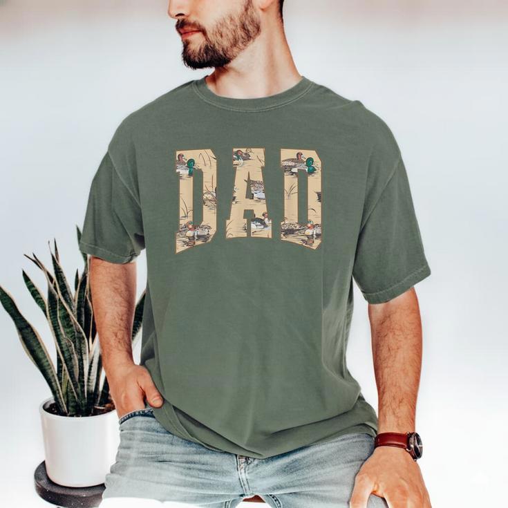 Hunting Dad Duck Camouflage Camo Waterfowl Duck Camo Men Men's Comfort Colors T-Shirt