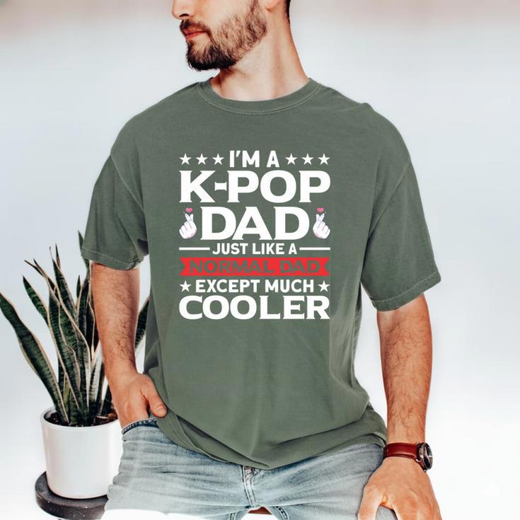 I'm A K-Pop Dad Just Like Normal Dad Except Much Cooler Men's Comfort Colors T-Shirt