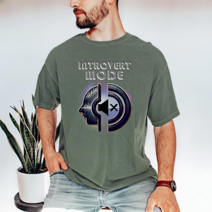 Introvert Mode Finding Inner Peace In Silence Men's Comfort Colors T-Shirt Introvert Mode Finding Inner Peace In Silence Men's Comfort Colors T-Shirt