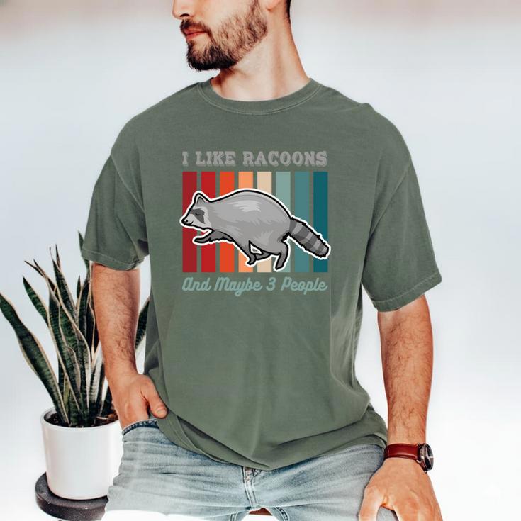 Introvert Raccoon Animal Lover Trash Panda Antisocial Retro Men's Comfort Colors T-Shirt Introvert Raccoon Animal Lover Trash Panda Antisocial Retro Men's Comfort Colors T-Shirt