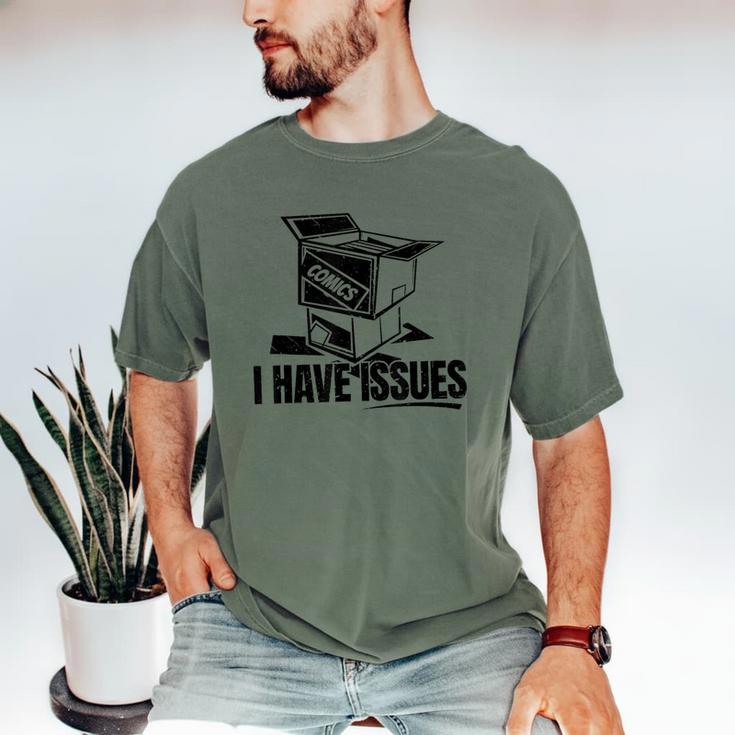I Have Issues – Comic Book Collector Men's Comfort Colors T-Shirt I Have Issues – Comic Book Collector Men's Comfort Colors T-Shirt