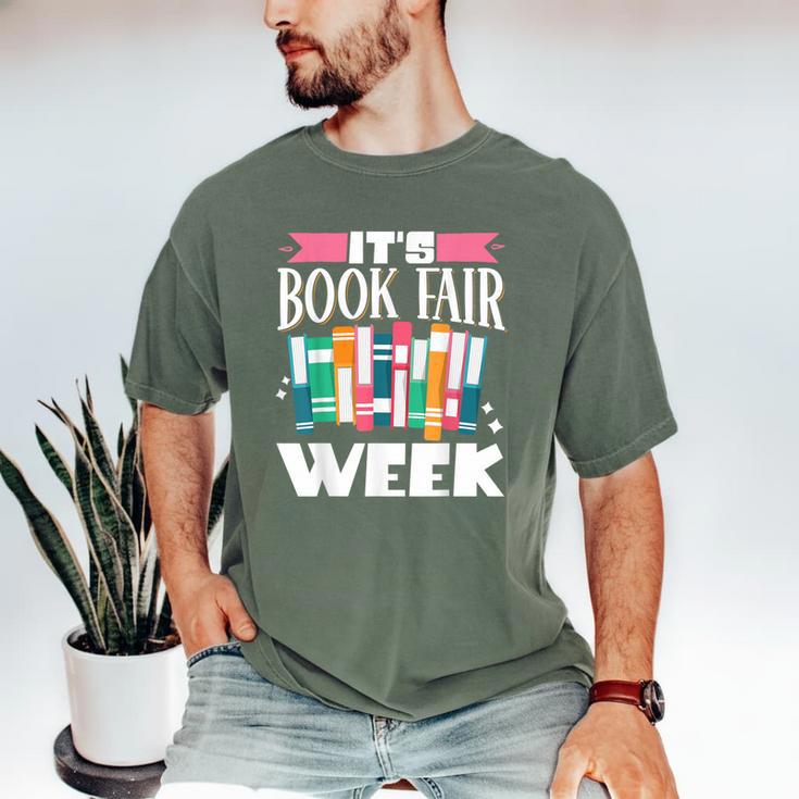 It's Book Fair Week Men's Comfort Colors T-Shirt It's Book Fair Week Men's Comfort Colors T-Shirt