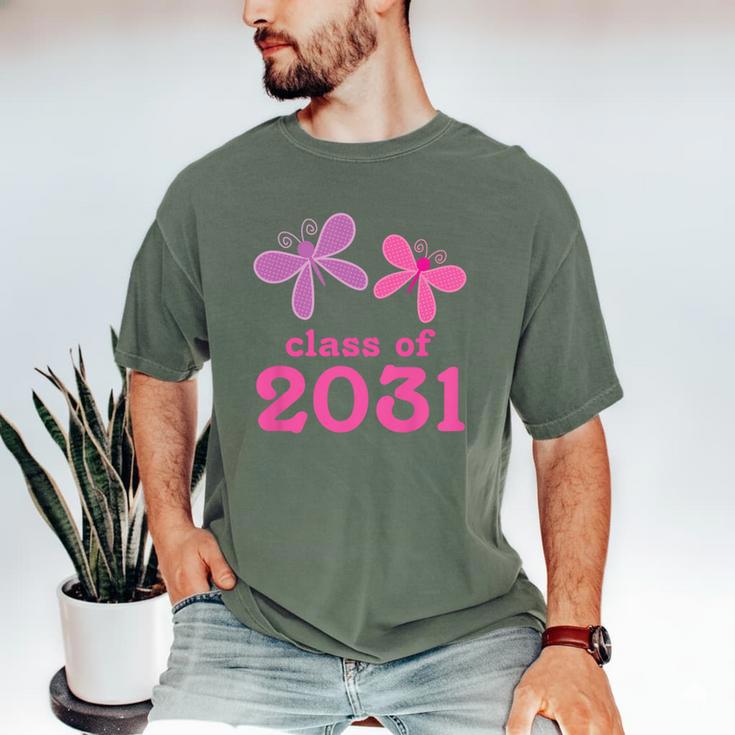 Kids Class Of 2031 Kindergarten Girls Graduation T-Shirt Men's Comfort Colors T-Shirt