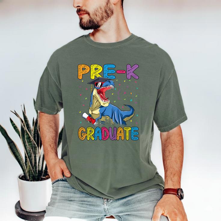 Kids Pre-K Graduate Dinosaur T-Rex Pre Kindergarten Graduation Men's Comfort Colors T-Shirt