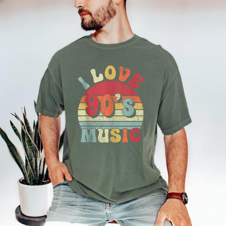 I Love 90's Music Retro Style Nostalgia Cassette 1990s Party Men's Comfort Colors T-Shirt