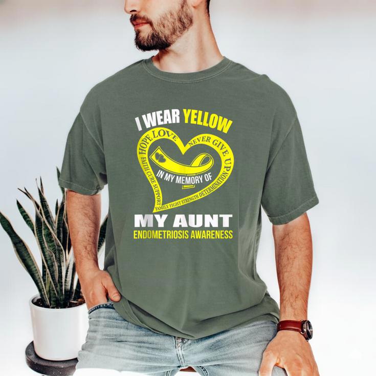 In My Memory Of My Aunt ENDOMETRIOSIS AWARENESS Men's Comfort Colors T-Shirt