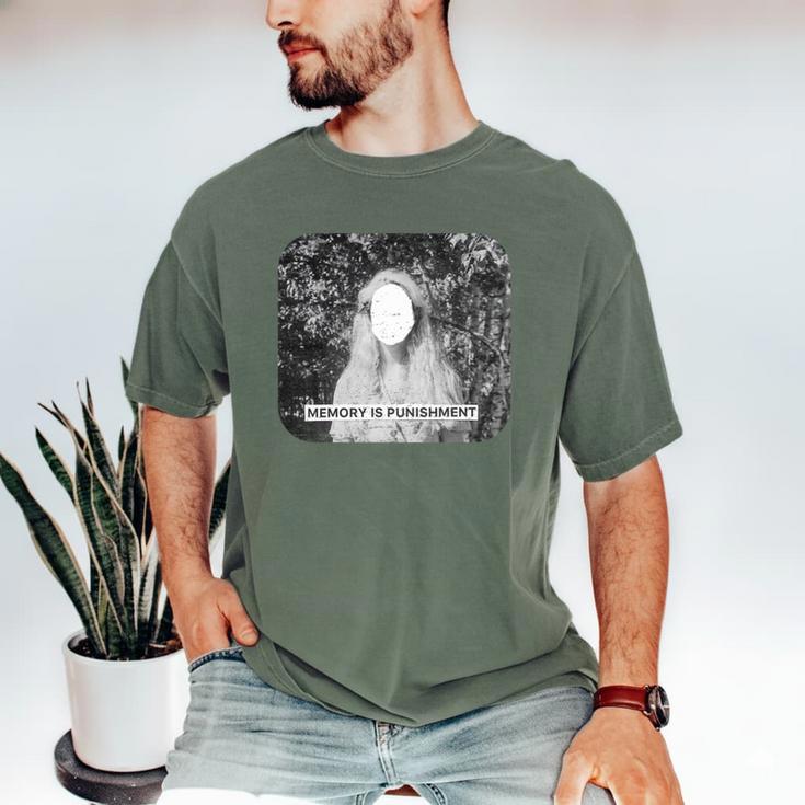 Memory Is A Punishment Surreal Art Trippy Distressed Grunge Men's Comfort Colors T-Shirt