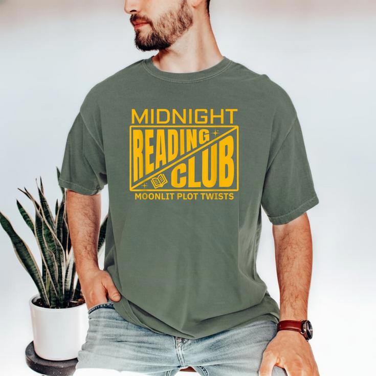 Midnight Reading Club Night Owl Book Readers Men's Comfort Colors T-Shirt Midnight Reading Club Night Owl Book Readers Men's Comfort Colors T-Shirt