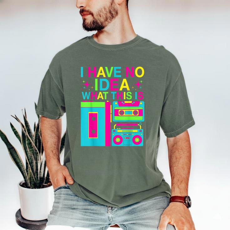 I Have No Idea What This Is Retro 70's 80's 90's Nostalgia Men's Comfort Colors T-Shirt I Have No Idea What This Is Retro 70's 80's 90's Nostalgia Men's Comfort Colors T-Shirt