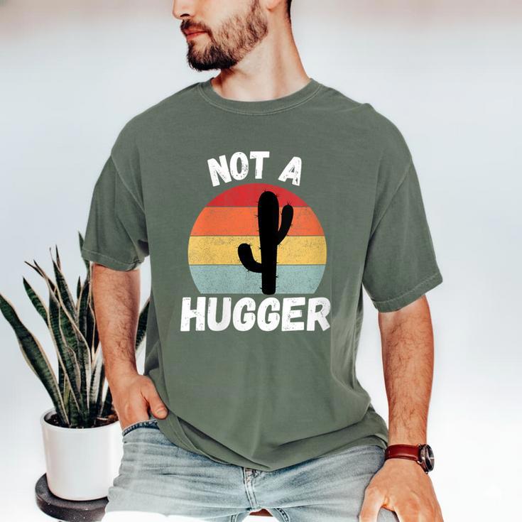 Not A Hugger Cactus Introvert Antisocial Men's Comfort Colors T-Shirt Not A Hugger Cactus Introvert Antisocial Men's Comfort Colors T-Shirt