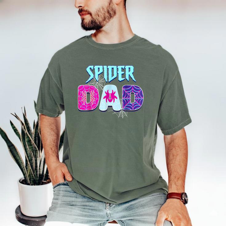 Parents Mom Spider Dad Matching Family Birthday Men's Comfort Colors T-Shirt
