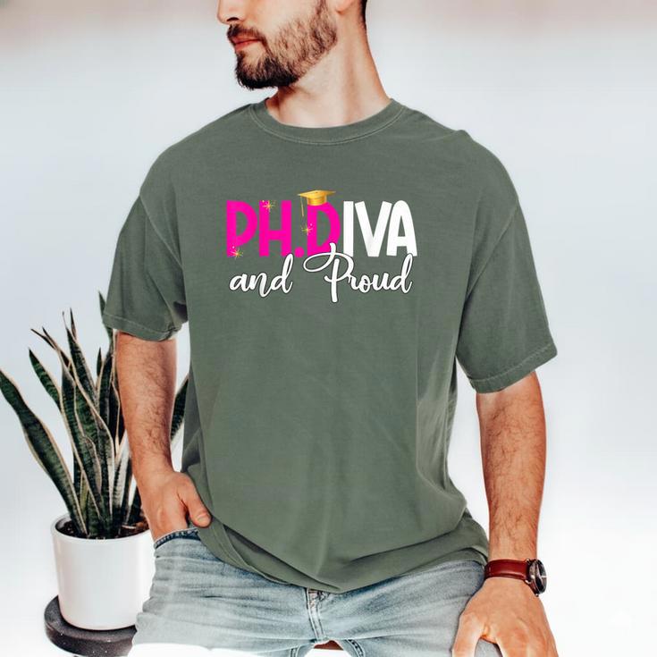 PhDiva Graduation Doctorate Student Graduate Men's Comfort Colors T-Shirt