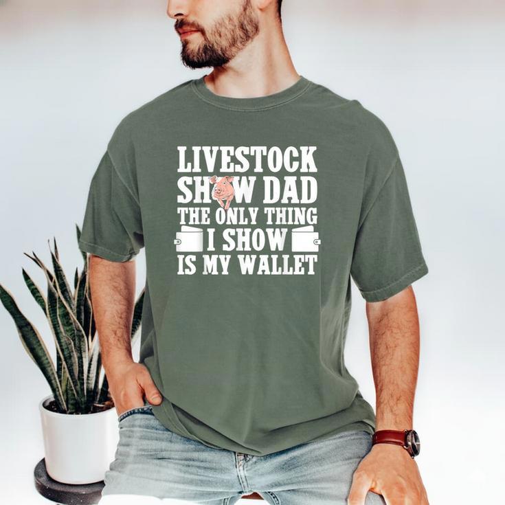 Pig Show Dad Pig Show Father Men's Comfort Colors T-Shirt