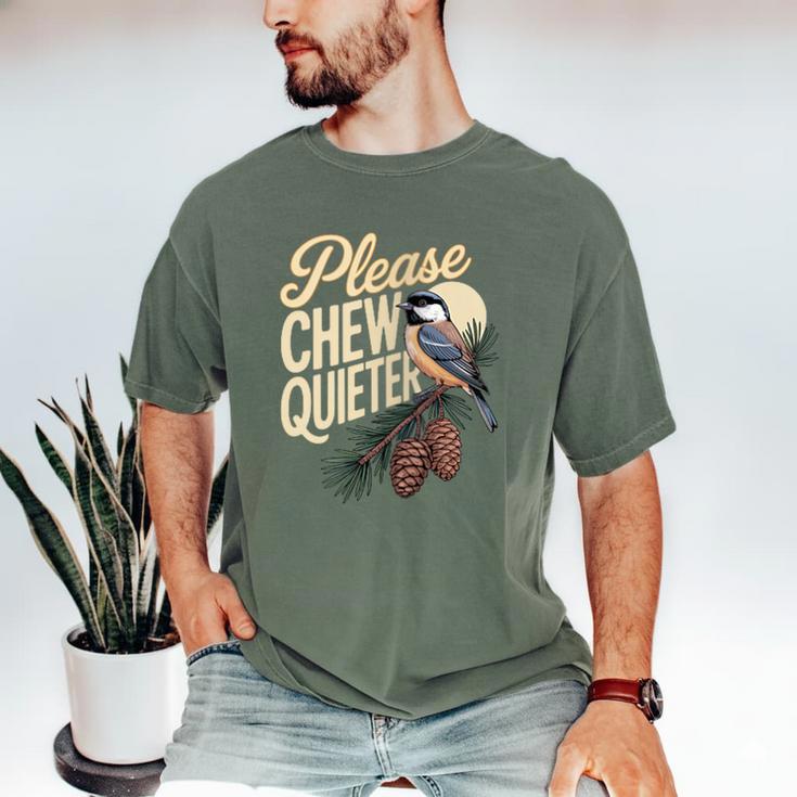 Please Chew Quieter Introverts Casual Everyday Men's Comfort Colors T-Shirt Please Chew Quieter Introverts Casual Everyday Men's Comfort Colors T-Shirt