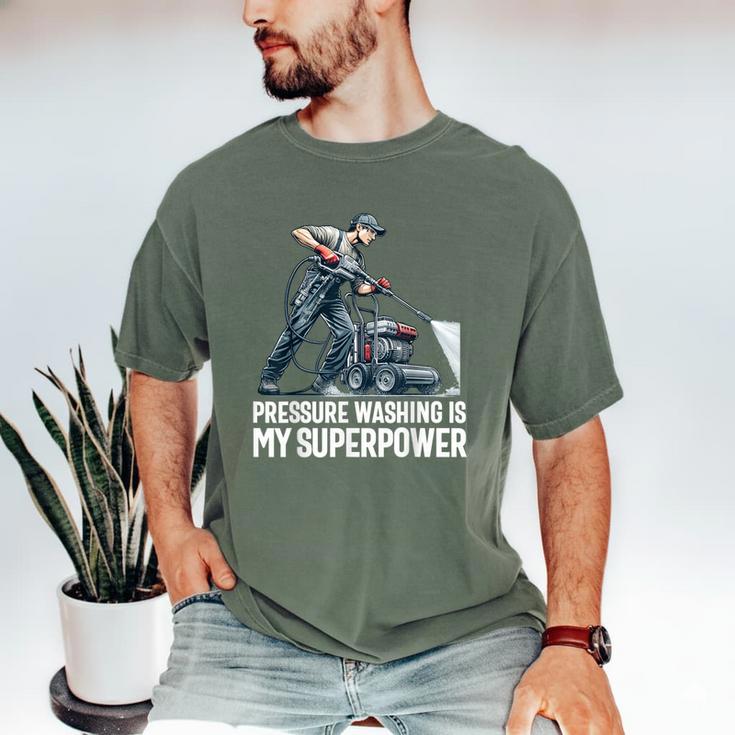 Power Washing Pressure Washing For Washer Dad Men Grandpa Men's Comfort Colors T-Shirt