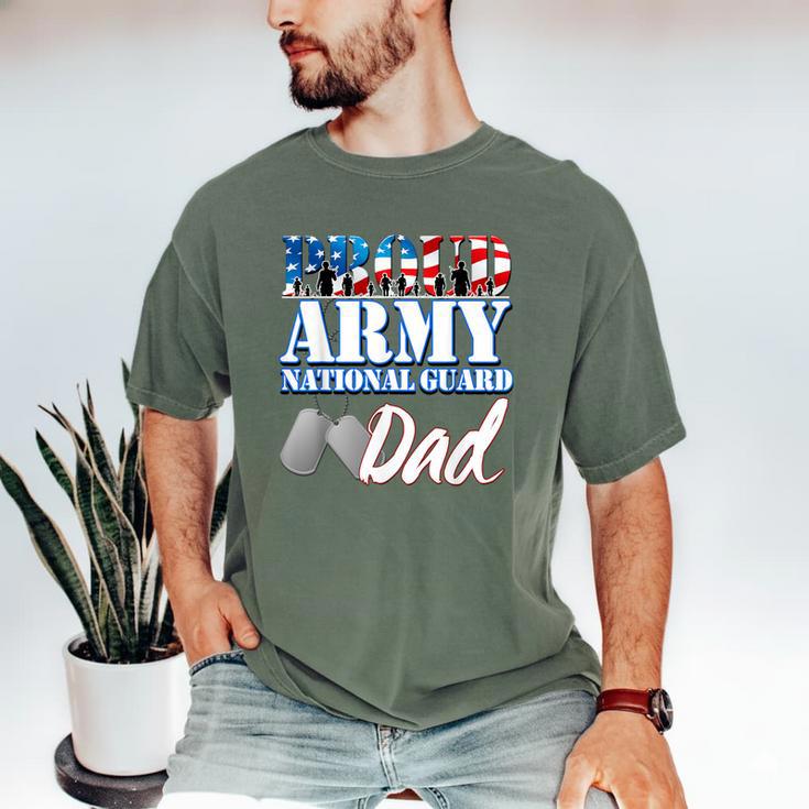 Proud Army National Guard Dad Fathers Day Shirt Men Men's Comfort Colors T-Shirt