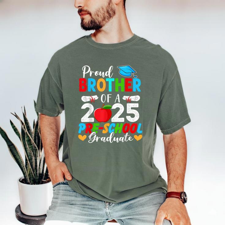 Proud Brother Of a 2025 Preschool Graduate Graduation Men's Comfort Colors T-Shirt
