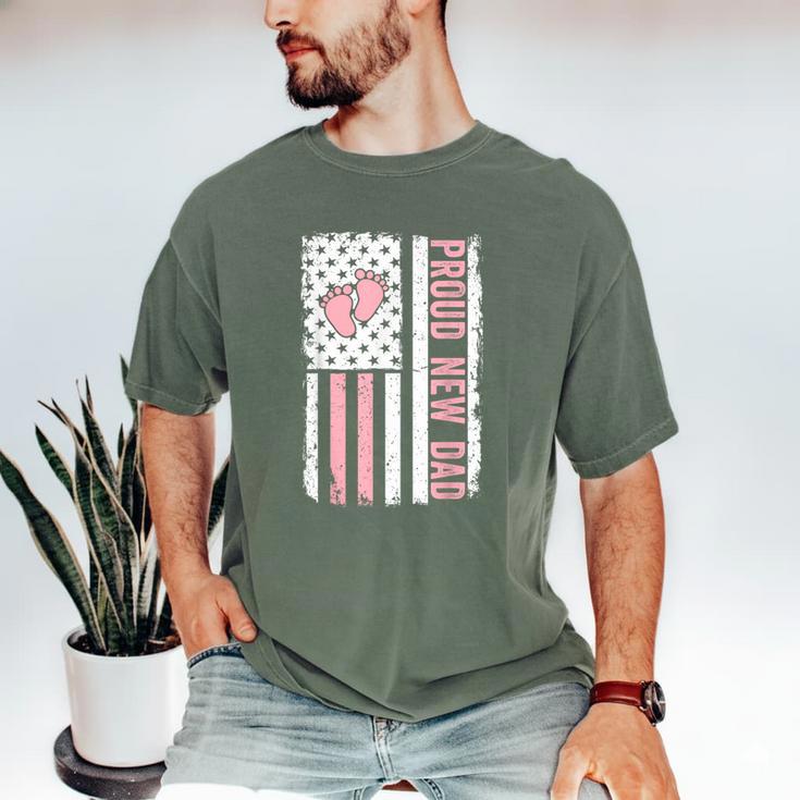 Proud New Dad New Girl Baby Fathers Day First Time Dad Men's Comfort Colors T-Shirt