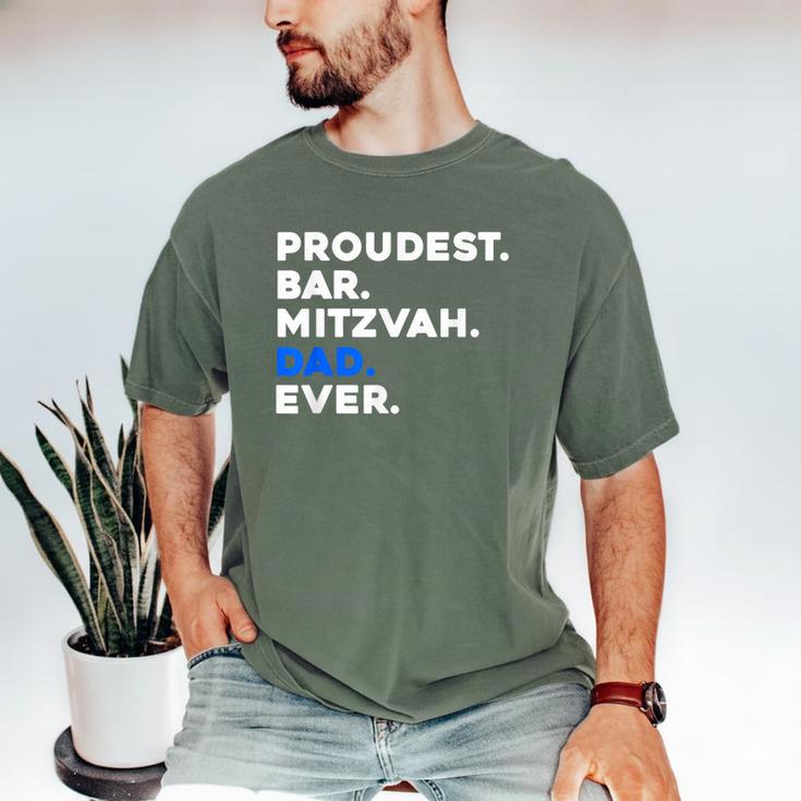 PROUDEST BAR MITZVAH DAD EVER Jewish BOY Celebration Men's Comfort Colors T-Shirt