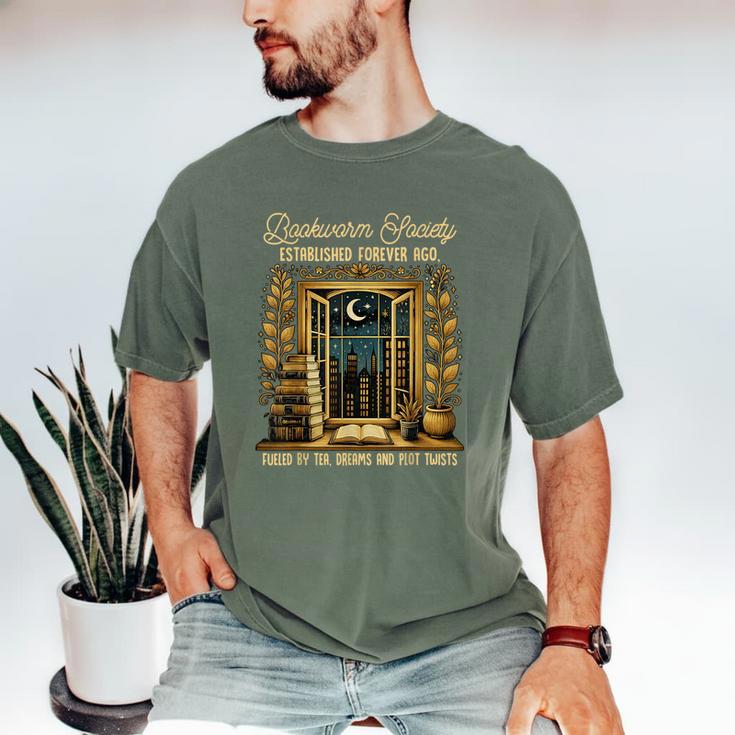 Reading Book Lover Bookish Readers Bookworm Society Men's Comfort Colors T-Shirt