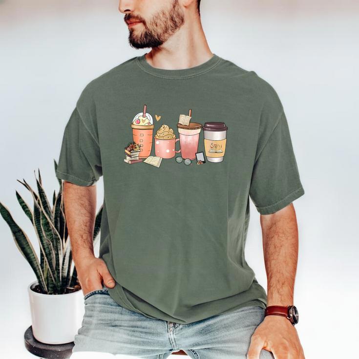 Reading Tea Coffee And Books Men's Comfort Colors T-Shirt