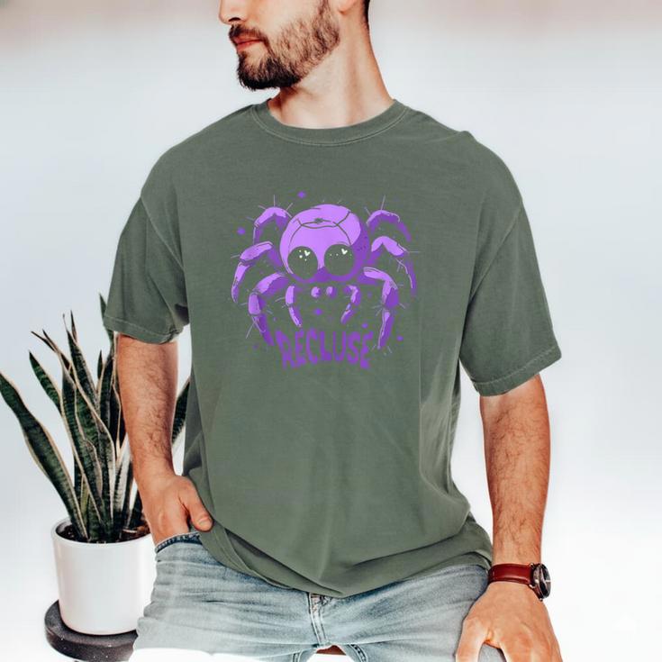 Recluse Pastel Goth Spider Shy Introvert Creepy Cute Kawaii Men's Comfort Colors T-Shirt
