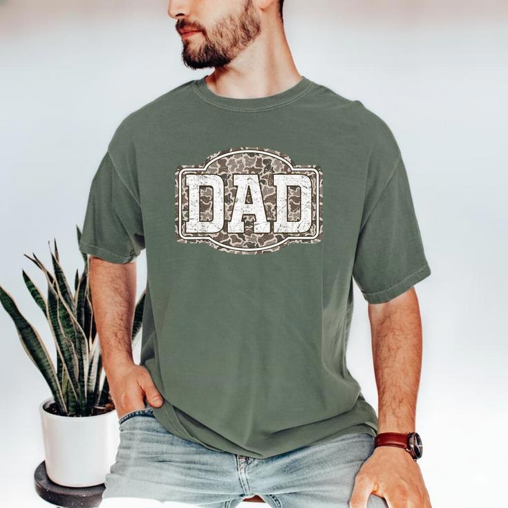 Retro Old Camo Dad Camouflage Hunting Season Father's Day Men's Comfort Colors T-Shirt