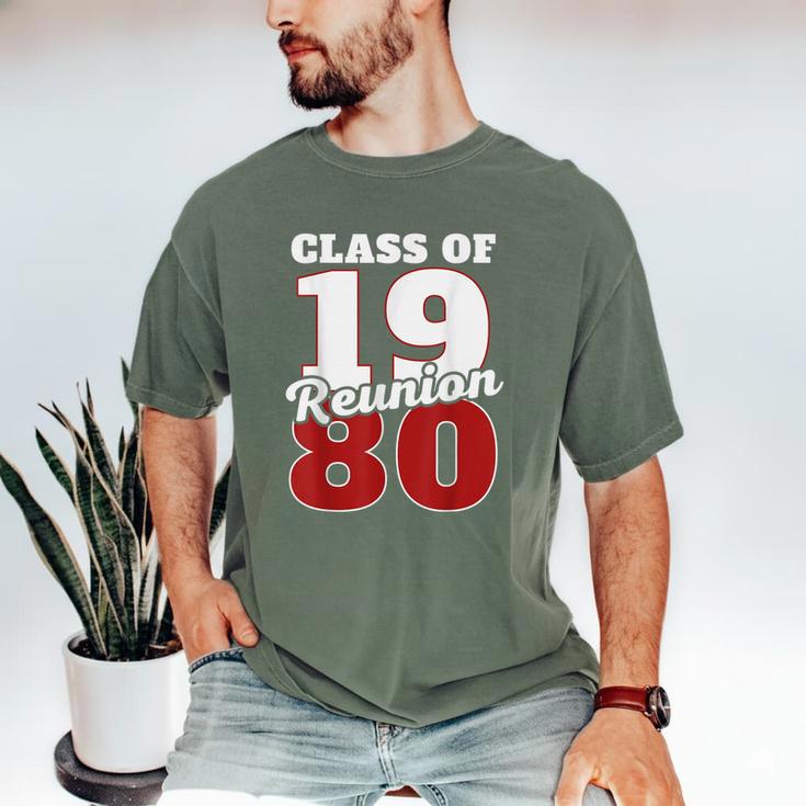Reunion 1980 Class Of 1980 Reunion 80 Graduation 1980 Men's Comfort Colors T-Shirt