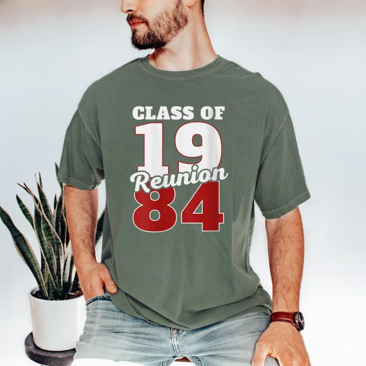 Reunion 1984 Class Of 1984 Reunion 84 Graduation 1984 Men's Comfort Colors T-Shirt