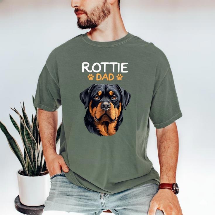 Rottie Dad Rottweiler Dog Men's Comfort Colors T-Shirt