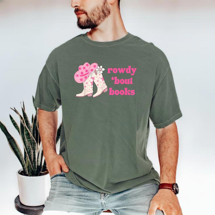Rowdy 'Bout Books Cowboy Lovers Men's Comfort Colors T-Shirt