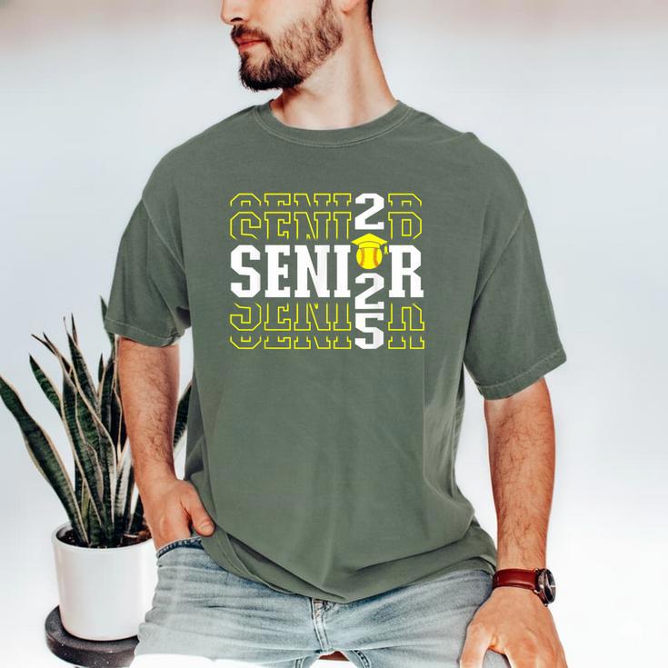Senior 2025 Softball Class Of 2025 Graduation Men's Comfort Colors T-Shirt
