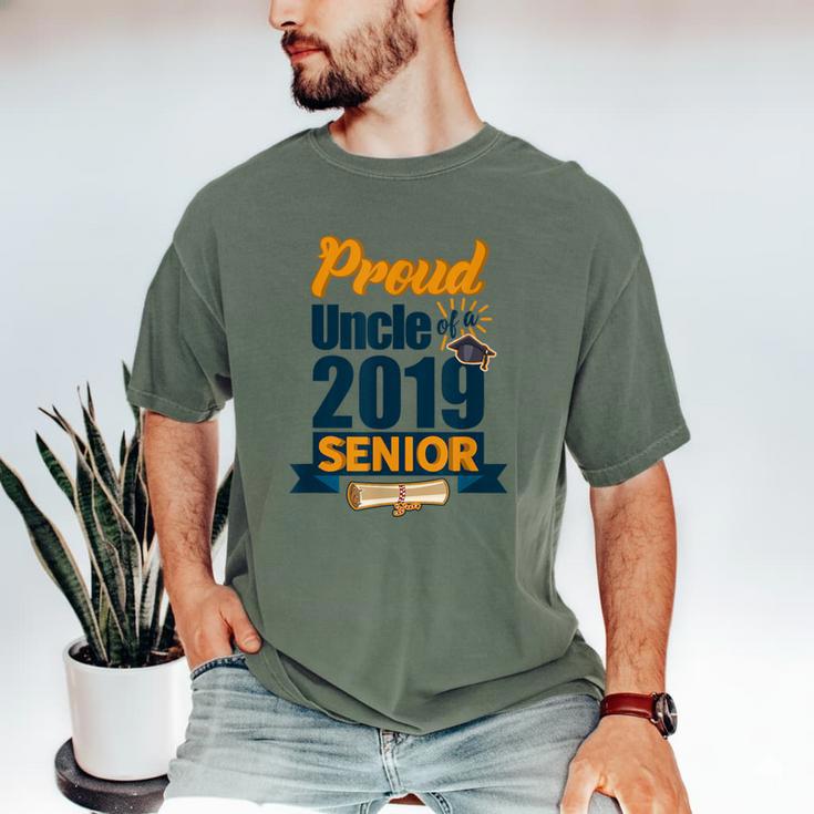 Senior Class Of 2019 Tshirt Graduation School Students Uncle Men's Comfort Colors T-Shirt