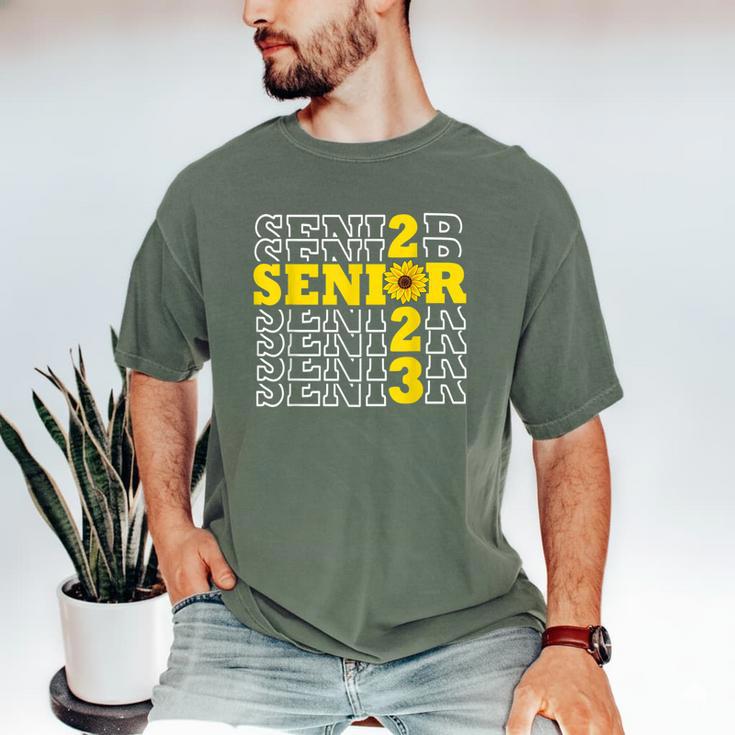 Senior Class Of 2023 Sunflower Graduation Seniors 23 Men's Comfort Colors T-Shirt