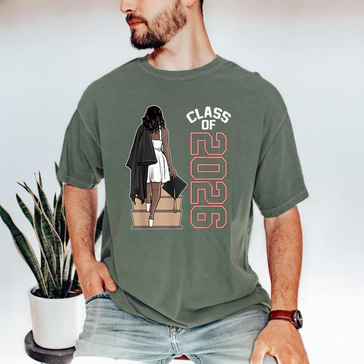 Senior Class Of 2026 Melanin Girl 2026 Graduation Men's Comfort Colors T-Shirt
