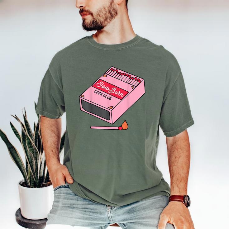 Slow Burn Book Club Men's Comfort Colors T-Shirt Slow Burn Book Club Men's Comfort Colors T-Shirt